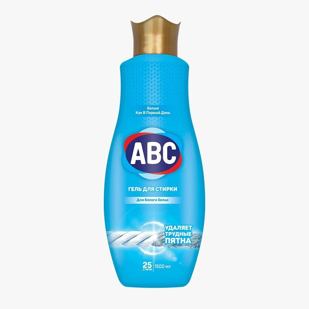 Стиральный порошок жидкий "ABC" БЕЛЫЙ 1500 мл