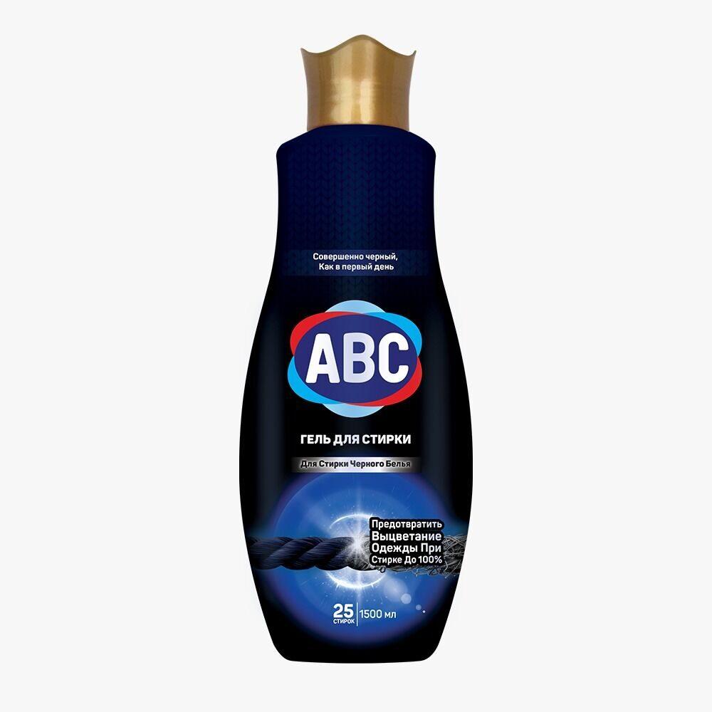 Стиральный порошок жидкий "ABC" ЧЕРНЫЙ 1500 мл