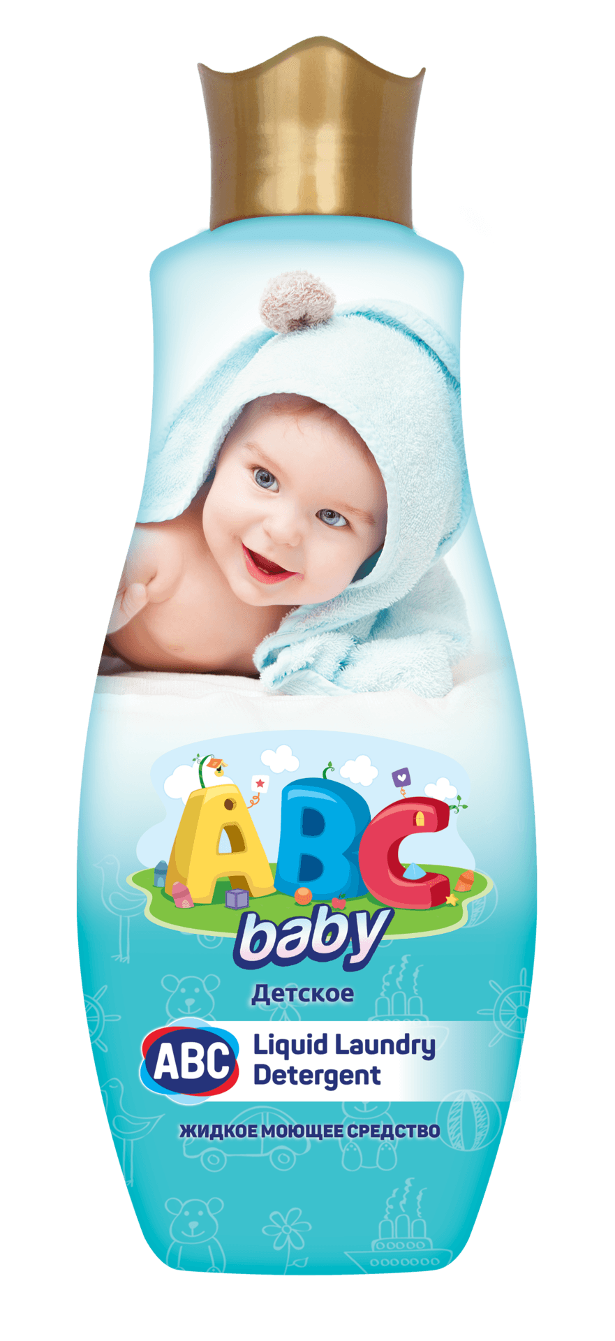 Стиральный порошок жидкий "ABC" ДЕТСКИЙ 1500 мл